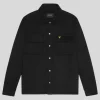 Lyle & Scott Groß & Groß | Übergrößen<Gebürstetes Überhemd Plus JetBlack