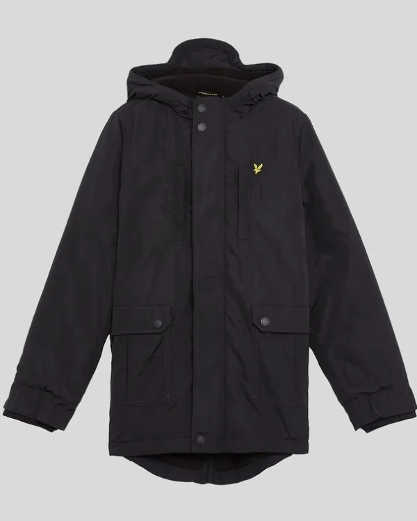 Lyle & Scott Kinder Mäntel & Jacken<Gefütterter Mantel mit Fleece für Kinder JetBlack