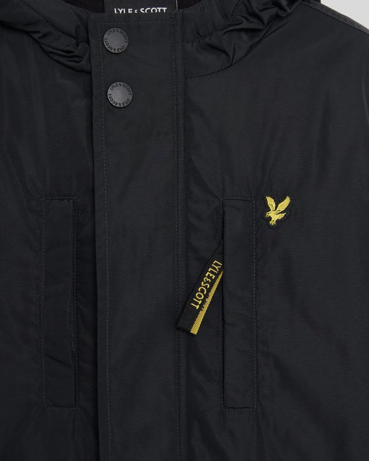 geftterter_mantel_mit_fleece_fr_kinder_1.webp Lyle & Scott Kinder Mäntel & Jacken<Gefütterter Mantel mit Fleece für Kinder JetBlack