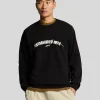 Lyle & Scott Vermächtnis | Sweatshirts<Gegründet 1874 Grafik Rundhalsausschnitt Sweatshirt JetBlack