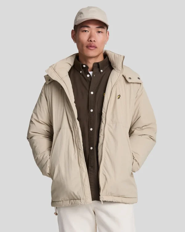 Lyle & Scott Vermächtnis<Gepolsterte Pufferjacke Stone