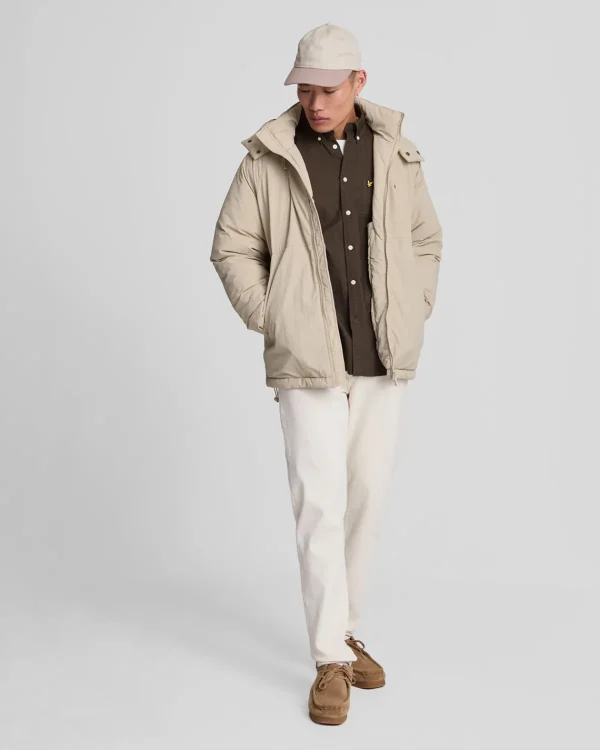 Lyle & Scott Vermächtnis<Gepolsterte Pufferjacke Stone