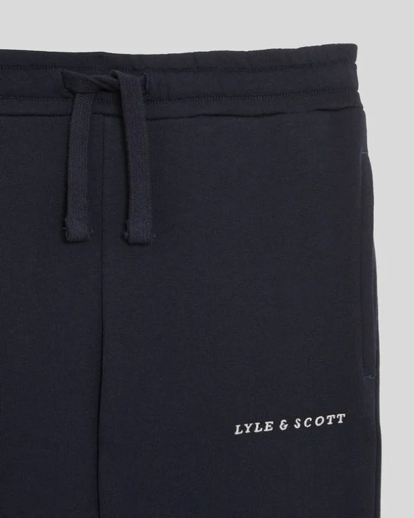Lyle & Scott Kinder Unterseiten<Gestickter Kinder-Jogger mit Skript DunkleMarine