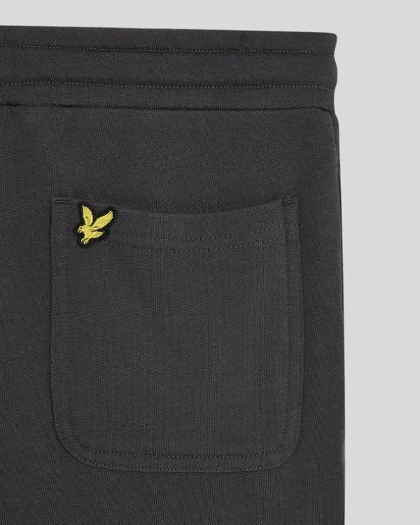 Lyle & Scott Kinder Unterseiten<Gestickter Kinder-Jogger mit Skript Gunmetal