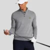 Lyle & Scott Golf<Golf 1/4 Zip Merino Pullover MidGreyMarl