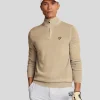 Lyle & Scott Golf | Pullover & Strickwaren<Golf 1/4 Zip Merino Pullover Safari