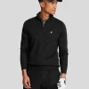 Lyle & Scott Golf | Pullover & Strickwaren<Golf 1/4 Zip Merino Pullover JetBlack