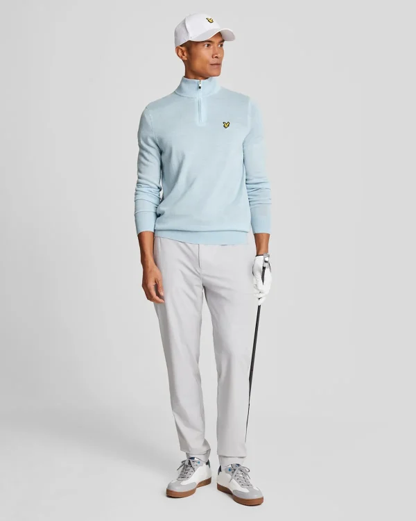 Lyle & Scott Golf<Golf 1/4 Zip Merino Pullover ClubBlue
