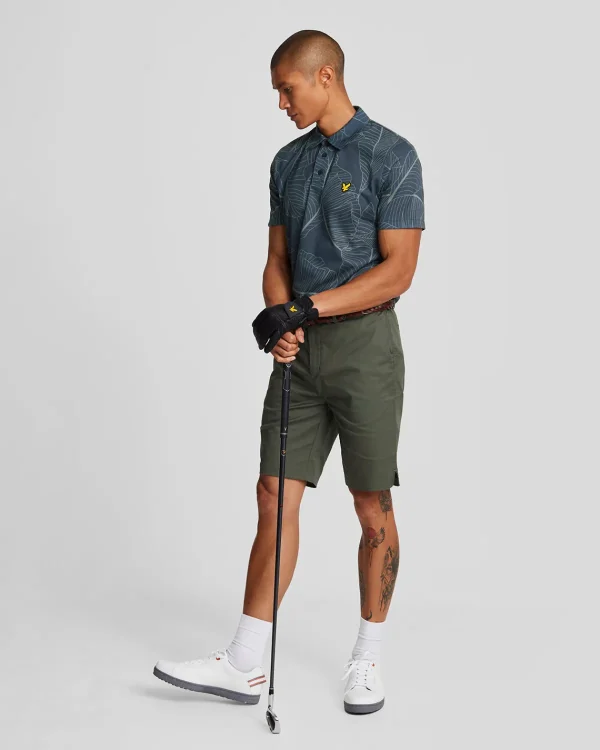 Lyle & Scott Golf | Polohemden<Golf Floral Polohemd DarkNavy