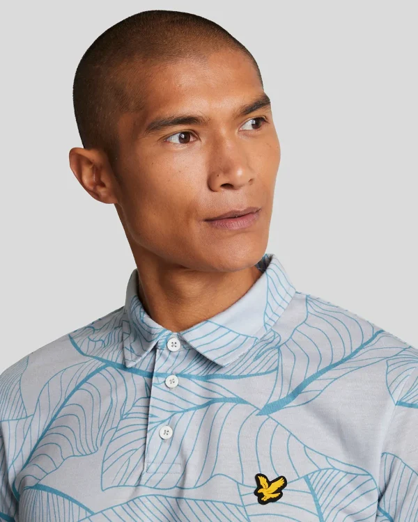 Lyle & Scott Golf | Polohemden<Golf Floral Polohemd Pebble