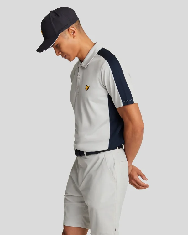 Lyle & Scott Golf | Polohemden<Golf Gestreiftes Polohemd Pebble/DarkNavy