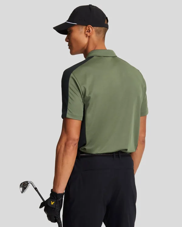 Lyle & Scott Golf | Polohemden<Golf Gestreiftes Polohemd CactusGreen/JetBlack