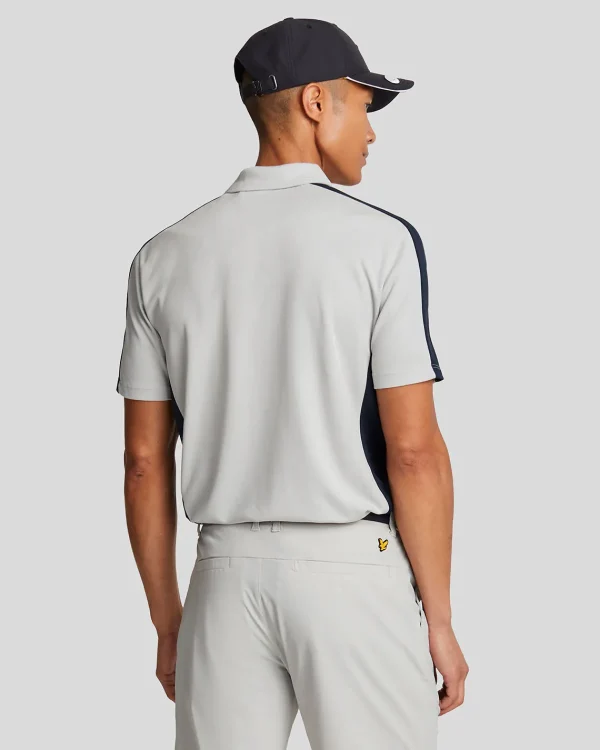Lyle & Scott Golf | Polohemden<Golf Gestreiftes Polohemd Pebble/DarkNavy