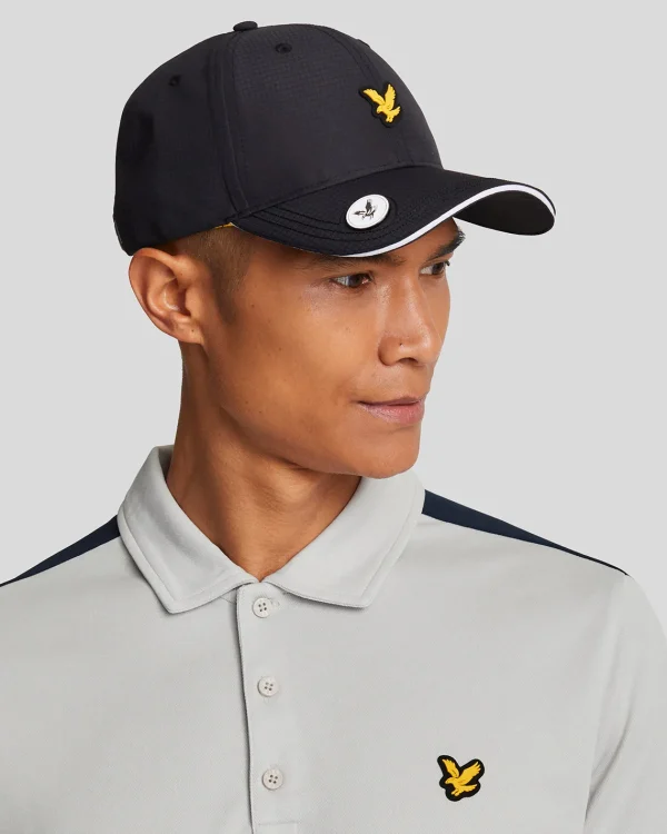 Lyle & Scott Golf | Polohemden<Golf Gestreiftes Polohemd Pebble/DarkNavy