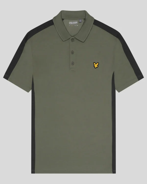 Lyle & Scott Golf | Polohemden<Golf Gestreiftes Polohemd CactusGreen/JetBlack