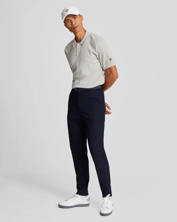 Lyle & Scott Golf | Polohemden<Golf Gestricktes Gitter Poloshirt Pebble