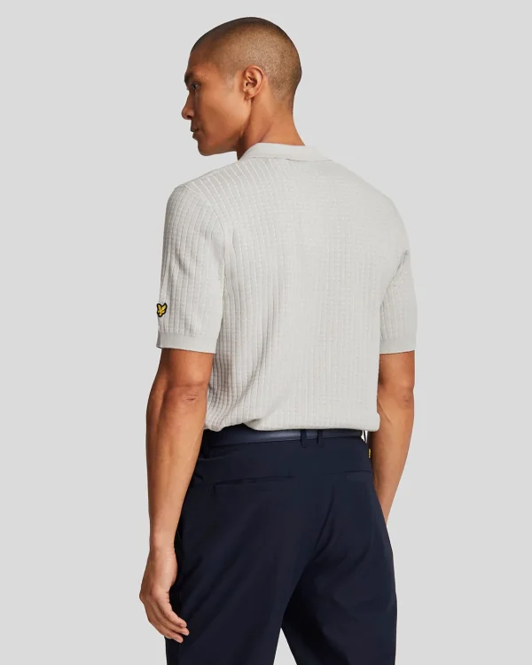 Lyle & Scott Golf | Polohemden<Golf Gestricktes Gitter Poloshirt Pebble
