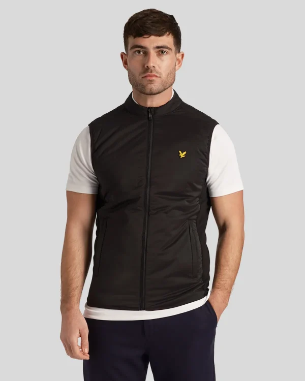 Lyle & Scott Golf | Mäntel & Jacken<Golf Gilet Pechschwarz