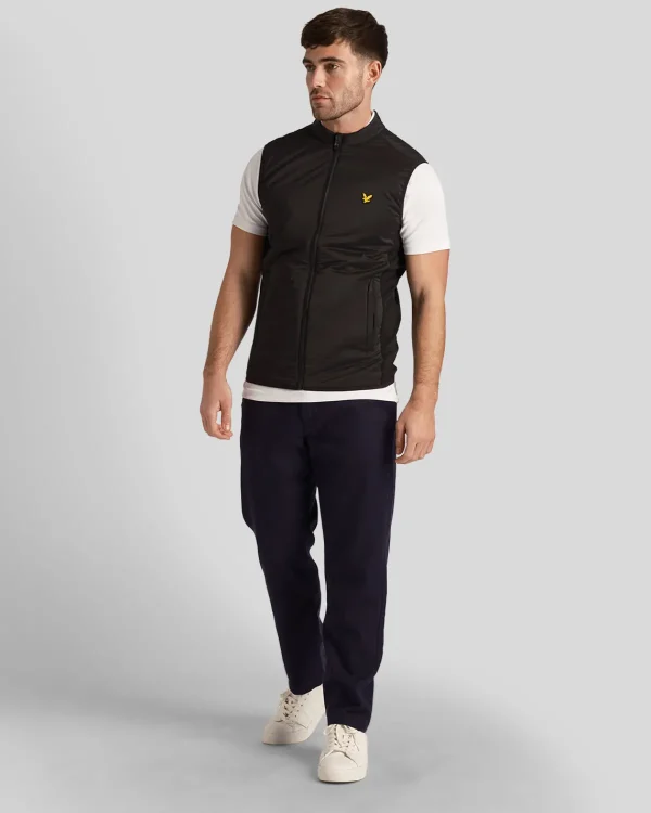 Lyle & Scott Golf | Mäntel & Jacken<Golf Gilet Pechschwarz