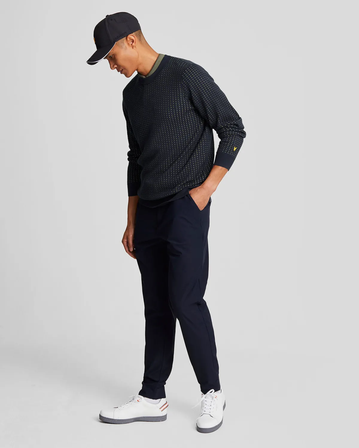 golf_grid_rundhalsausschnitt_pullover_0-1.webp Lyle & Scott Golf | Pullover & Strickwaren<Golf Grid Rundhalsausschnitt Pullover DarkNavy