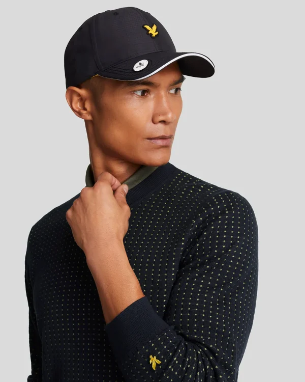 Lyle & Scott Golf | Pullover & Strickwaren<Golf Grid Rundhalsausschnitt Pullover DarkNavy