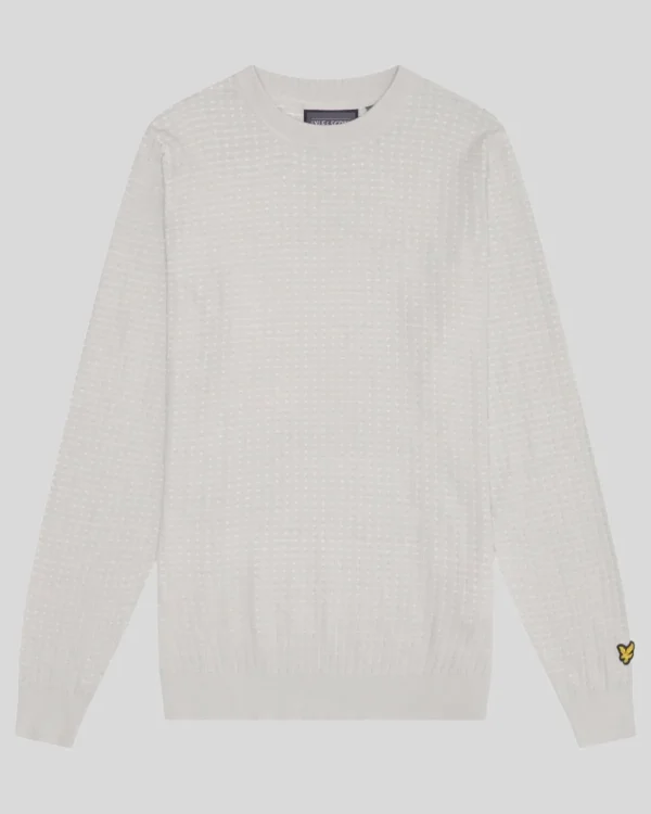 Lyle & Scott Golf<Golf Grid Rundhalsausschnitt Pullover Pebble