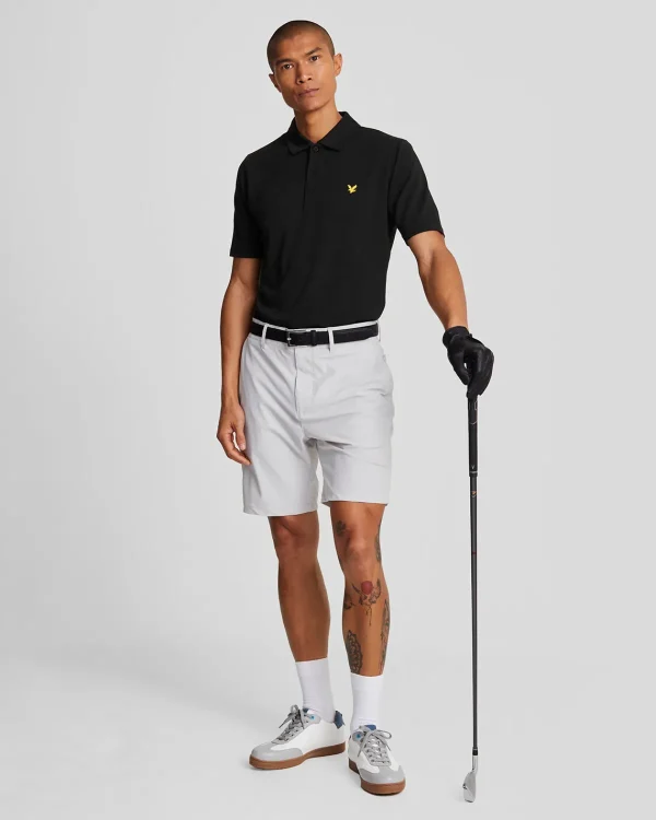 Lyle & Scott Golf | Polohemden<Golf Grid Technisches Poloshirt JetBlack