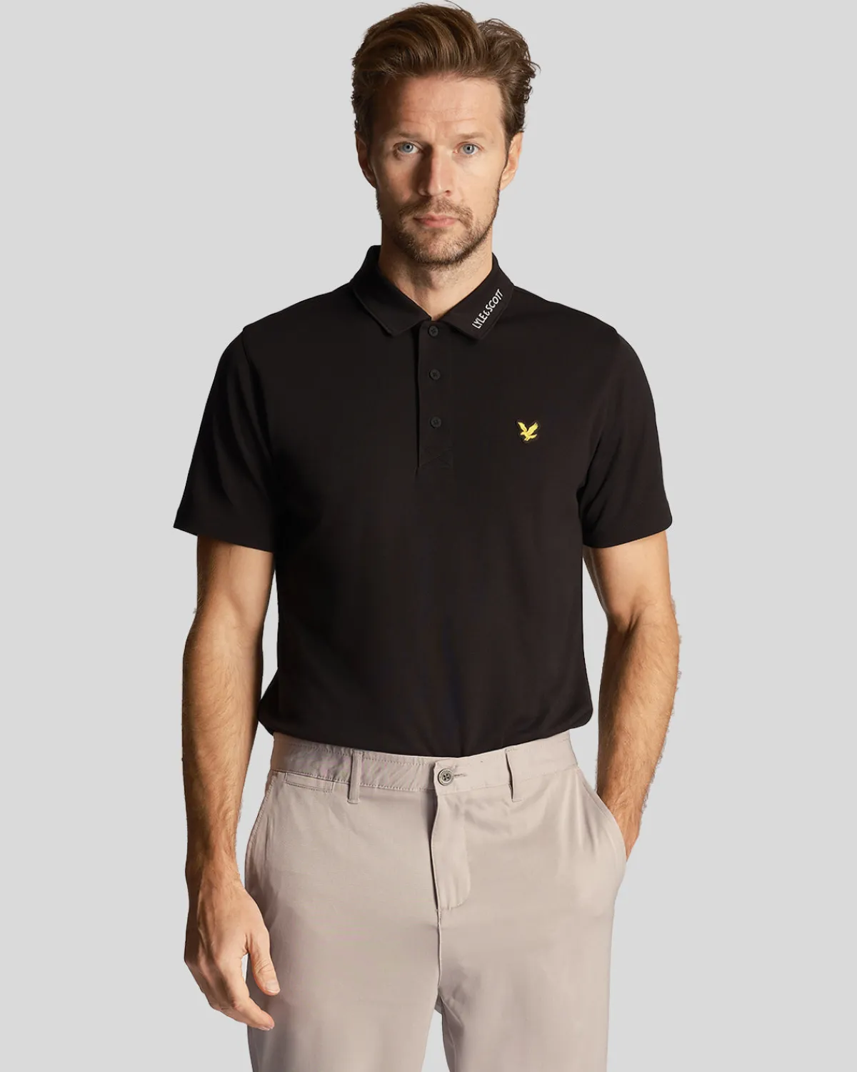 golf_kragen_logo_technisches_poloshirt_0.webp Lyle & Scott Golf | Polohemden<Golf Kragen Logo Technisches Poloshirt Pechschwarz