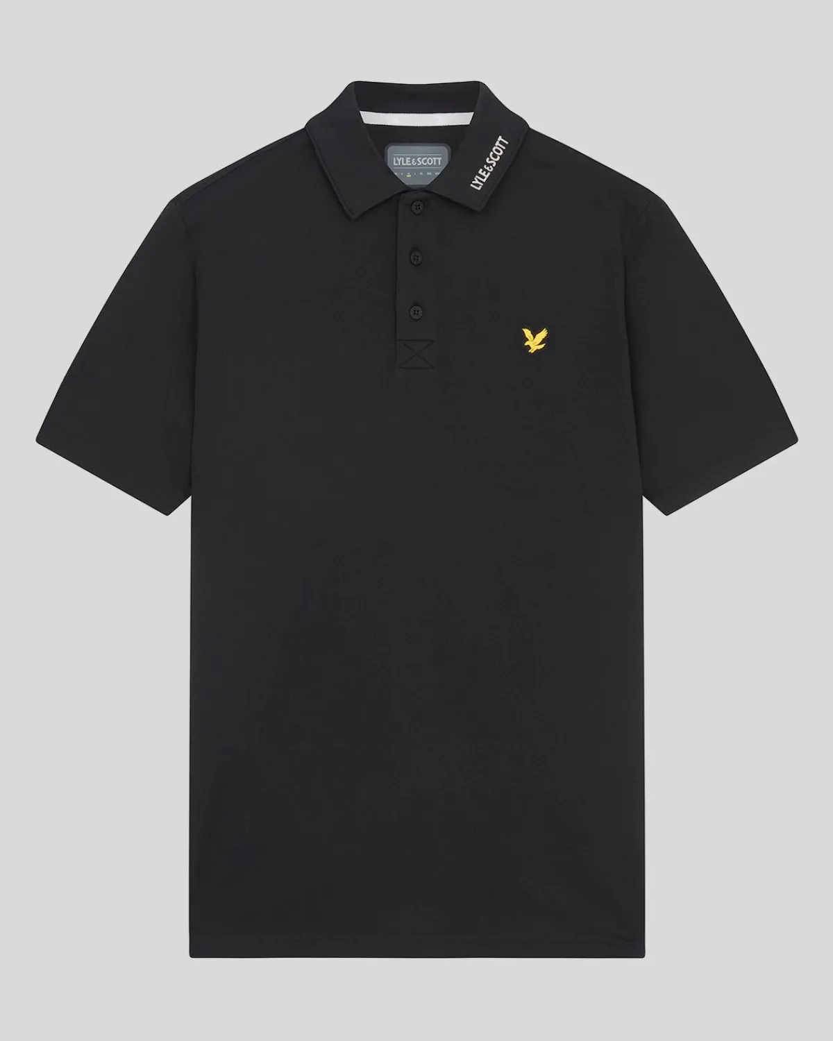 golf_kragen_logo_technisches_poloshirt_4.webp Lyle & Scott Golf | Polohemden<Golf Kragen Logo Technisches Poloshirt Pechschwarz