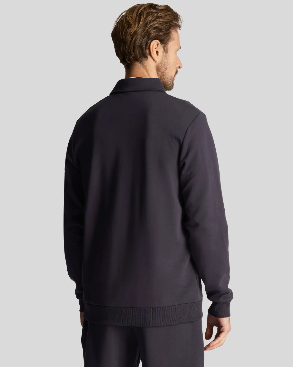 golf_ls_logo__zip_sweatshirt_2-1.webp Lyle & Scott Golf | Sweatshirts<Golf LS Logo 1/4 Zip Sweatshirt DunkleMarine