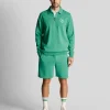 Lyle & Scott Golf | Kurze Hosen<Golf LS Logo Sweat Shorts FairwayGreen