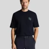 Lyle & Scott Golf | T-shirts<Golf LS Logo T-Shirt DunkleMarine