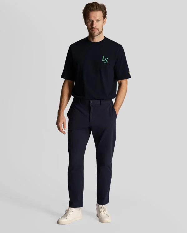 Lyle & Scott Golf | T-shirts<Golf LS Logo T-Shirt DunkleMarine