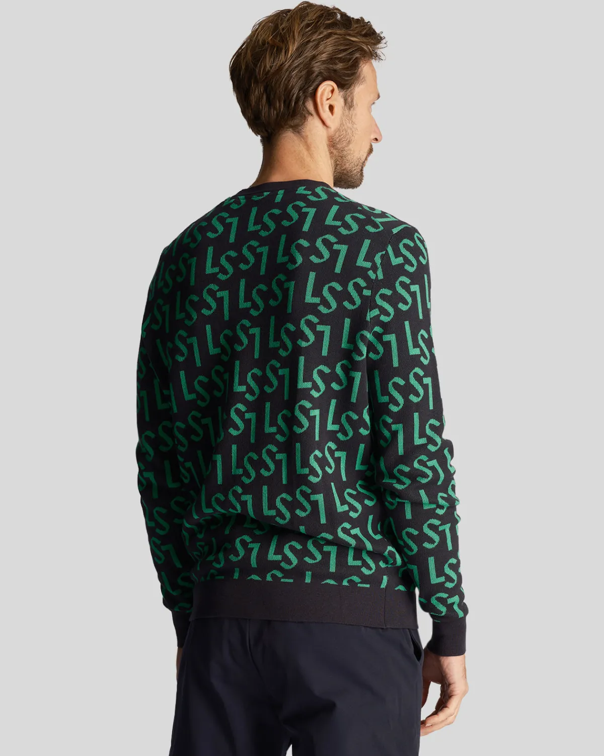 golf_monogramm_gestrickt_rundhalsausschnitt_pullover_2-1.webp Lyle & Scott Golf<Golf Monogramm gestrickt Rundhalsausschnitt Pullover DunkleMarine