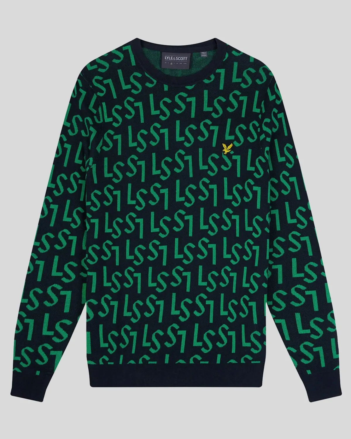 golf_monogramm_gestrickt_rundhalsausschnitt_pullover_4-1.webp Lyle & Scott Golf<Golf Monogramm gestrickt Rundhalsausschnitt Pullover DunkleMarine