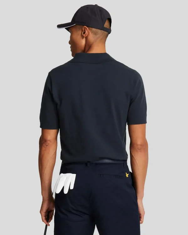 Lyle & Scott Golf | Polohemden<Golf Riviera Polohemd mit Kragen DunkelMarineblau