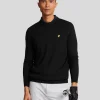 Lyle & Scott Golf | Pullover & Strickwaren<Golf Rundhals-Pullover Pechschwarz