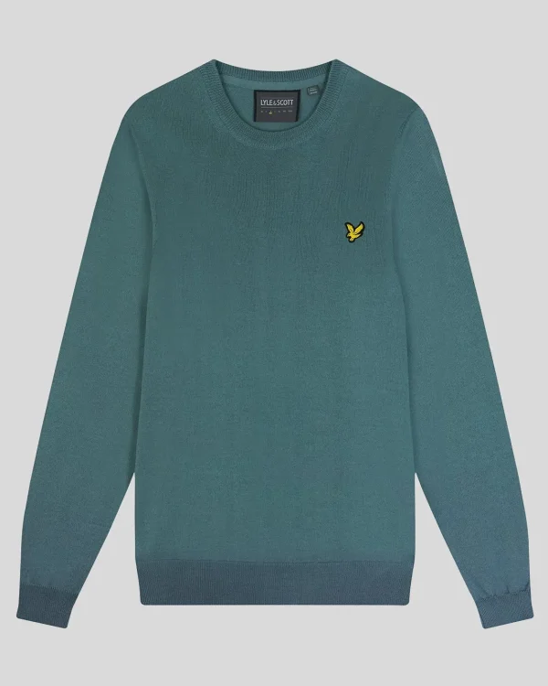 Lyle & Scott Golf | Pullover & Strickwaren<Golf Rundhals-Pullover Eisenblau