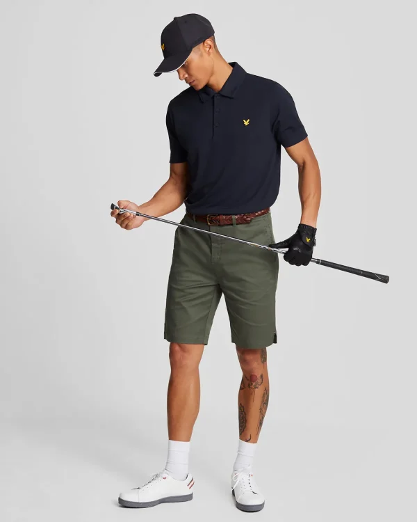 Lyle & Scott Golf | Kurze Hosen<Golf Stretch Chino Shorts CactusGreen