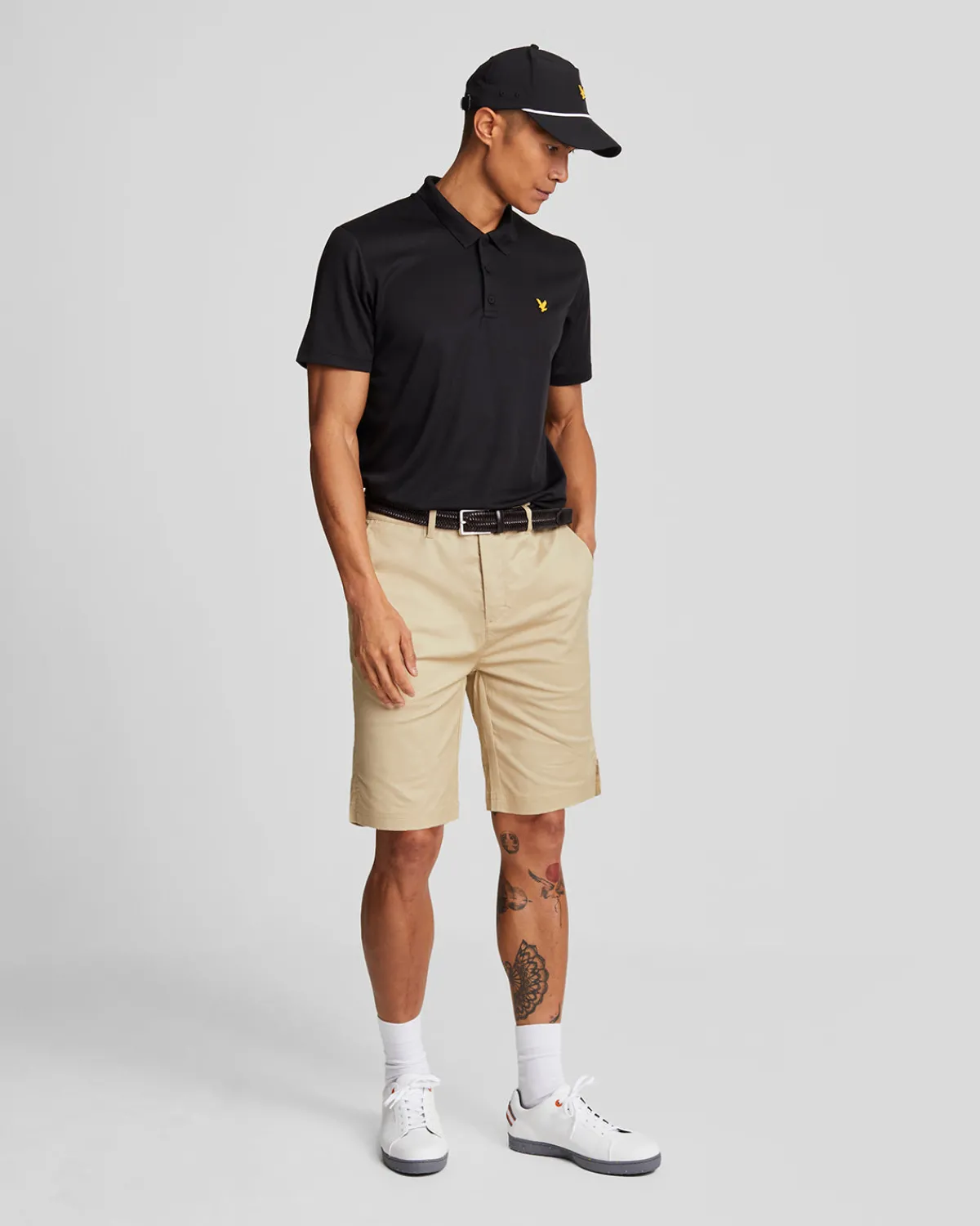 golf_stretch_chino_shorts_0.webp Lyle & Scott Golf | Kurze Hosen<Golf Stretch Chino Shorts Safari