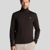 Lyle & Scott Golf | Pullover & Strickwaren<Golf Technical 1/4 Zip Midlayer Pechschwarz