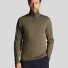 Lyle & Scott Golf<Golf Technical 1/4 Zip Midlayer Kaktusgrün