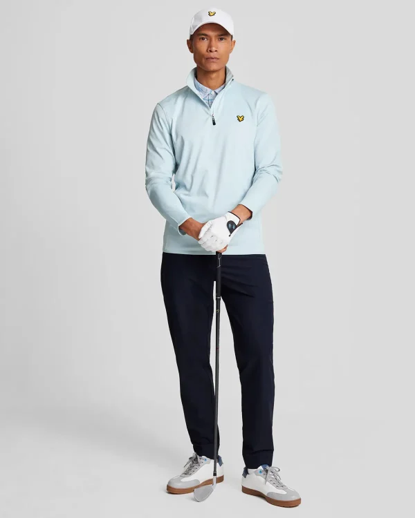 Lyle & Scott Golf | Pullover & Strickwaren<Golf Technical 1/4 Zip Midlayer ClubBlue