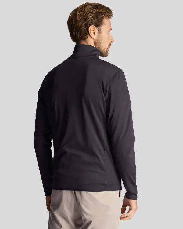 Lyle & Scott Golf | Pullover & Strickwaren<Golf Technical 1/4 Zip Midlayer DunkleMarine