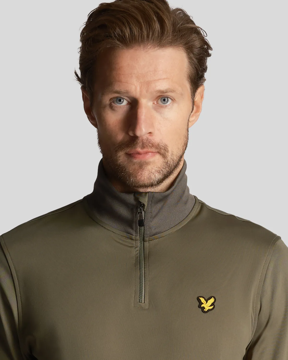 golf_technical__zip_midlayer_3.webp Lyle & Scott Golf<Golf Technical 1/4 Zip Midlayer Kaktusgrün