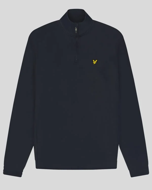 Lyle & Scott Golf | Pullover & Strickwaren<Golf Technical 1/4 Zip Midlayer DunkleMarine