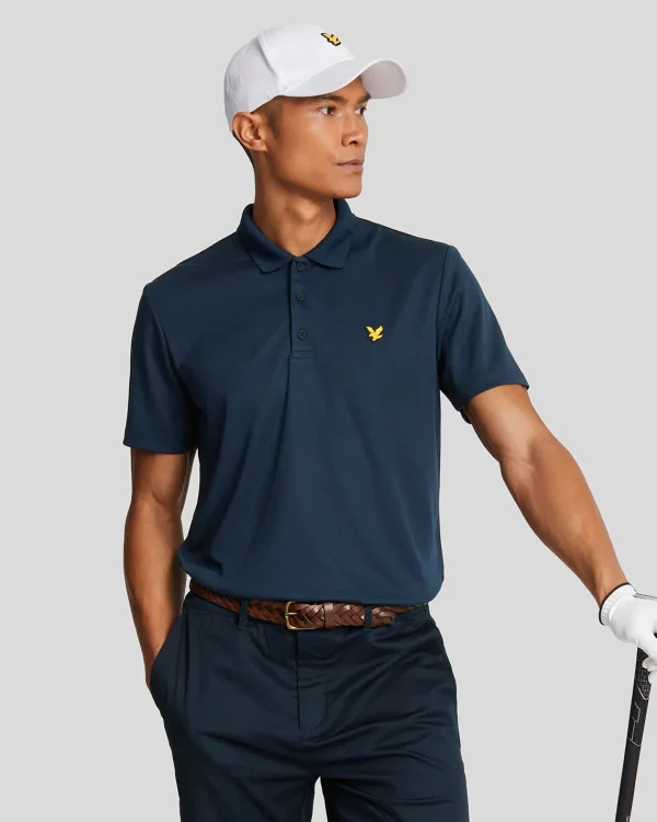 Lyle & Scott Golf<Golf Technisches Polohemd DunkleMarine