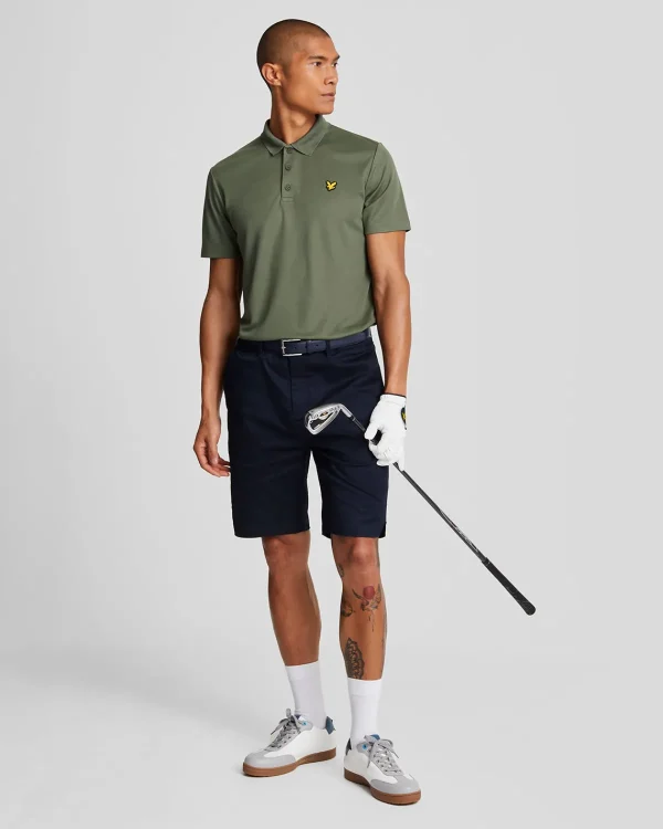 Lyle & Scott Golf<Golf Technisches Polohemd Kaktusgrün