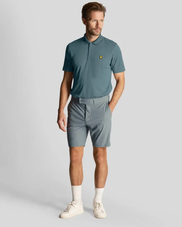 Lyle & Scott Golf<Golf Technisches Polohemd Eisenblau