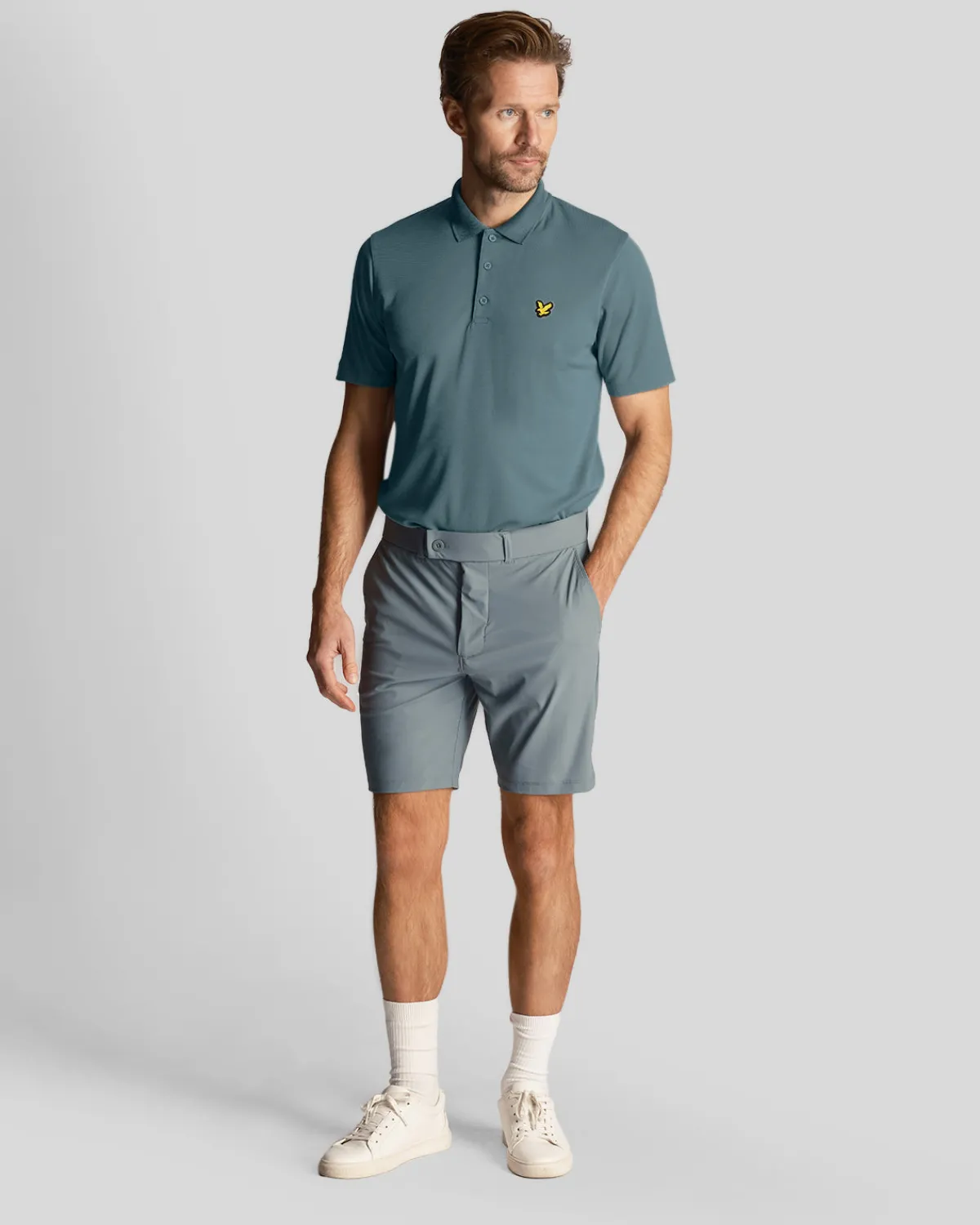 golf_technisches_polohemd_1-3.webp Lyle & Scott Golf<Golf Technisches Polohemd Eisenblau